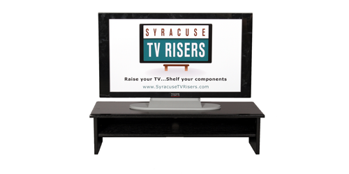 X Large Black Triple Tier TV Stand
